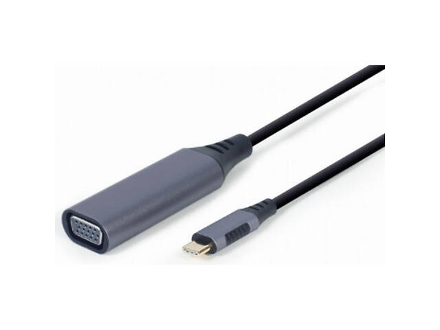 Перехідник USB Type-C to VGA, Full HD 60Hz Cablexpert (A-USB3C-VGA-01) - Фото 1