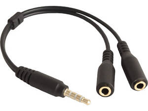 Перехідник XoKo SC-009 Jack 2x3.5-мм jack(M) - 3.5-мм 4pin jack(F) (XOKO SC-009)