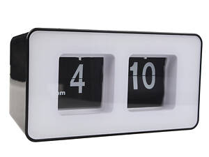 Перекидні годинники Flip Clock настільні Чорно-білі (FC-7B)