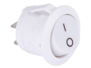 Переключатель 1 клавишный 'І-0' 6А 250В 2pin 1NO с фиксацией белый [s2040006] E.NEXT e.switch.key.06