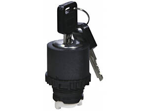 Переключатель 'I-O' 22мм без подсветки черный 2 положения с ключем [4774088] NSE-S2К-F45 ETI