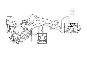 Переключатель стеклоочистителя  для моделей: SEAT (TOLEDO),  VOLKSWAGEN (PASSAT,PASSAT,GOLF,JETTA)