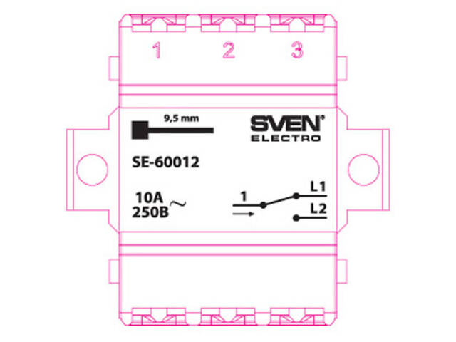 Перемикач Sven SE-60012 white (7100035) - Фото 4
