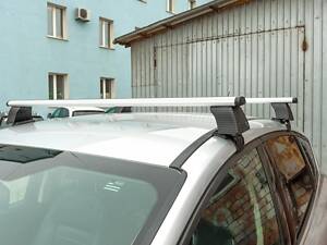 Перемычки на гладкую крышу (2 шт, Asaf V4) для Mitsubishi L200 1996-2006 гг
