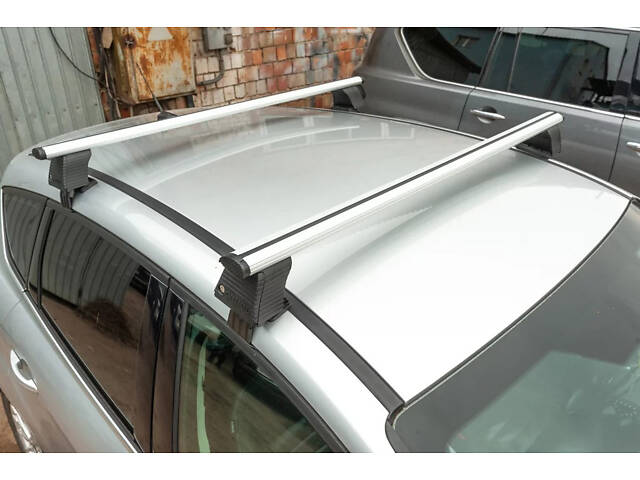 Перемычки на гладкую крышу (2 шт, Asaf V4) для Chevrolet Aveo T250 2005-2011 гг - Фото 11