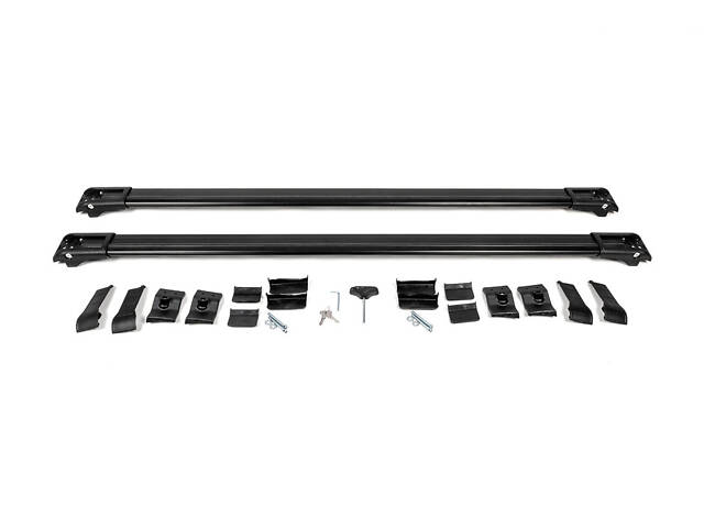 Перемычки на обычные рейлинги под ключ WingBar (2 шт) Черный для Range Rover Sport 2005-2013 гг