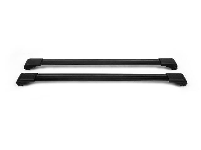 Перемычки на рейлинг под ключ Wingbar V1 (2 шт) Черные для Renault Duster 2018-2024 гг - Фото 14