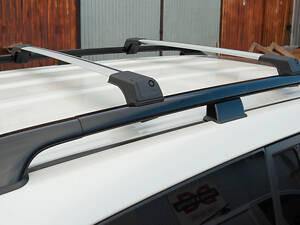 Перемички на рейлінги без ключа (2 шт) Сірий для Nissan Pathfinder R51 2005-2014рр