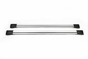 Перемычки на рейлинги под ключ WingBar (2 шт) Серый для Skoda Roomster 2007-2024 гг