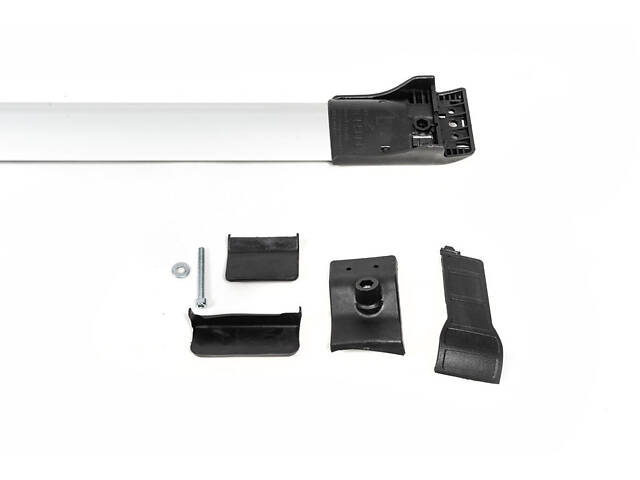 Перемычки на рейлинги под ключ WingBar V1 (2 шт) Серые для Nissan X-trail T31 2007-2014 гг - Фото 8
