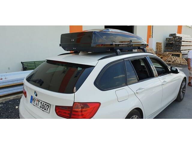 Перемычки на рейлинги с ключем Wingbar V2 (2 шт) Черный для BMW 5 серия F-10/11/07 2010-2016 гг - Фото 3