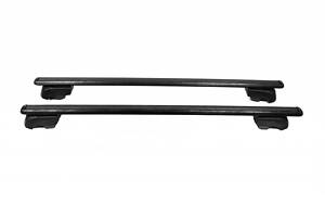Перемычки на встроенные рейлинги под ключ Bold Bar V2 (2 шт) Черные для Dacia Lodgy 2012-2022 гг