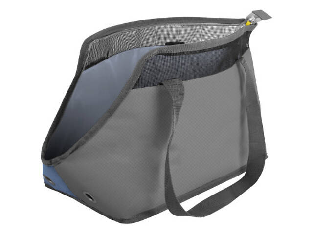 Переноска для тварин Collar 41х21х27 см до 6 кг Сіра (9977) - Фото 2
