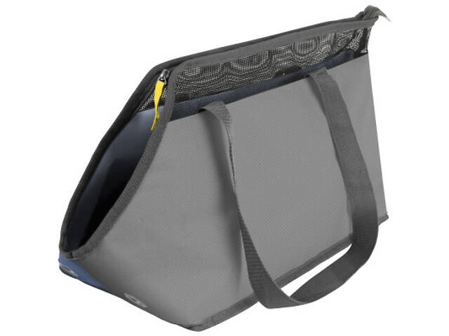 Переноска для тварин Collar 41х21х27 см до 6 кг Сіра (9977) - Фото 3