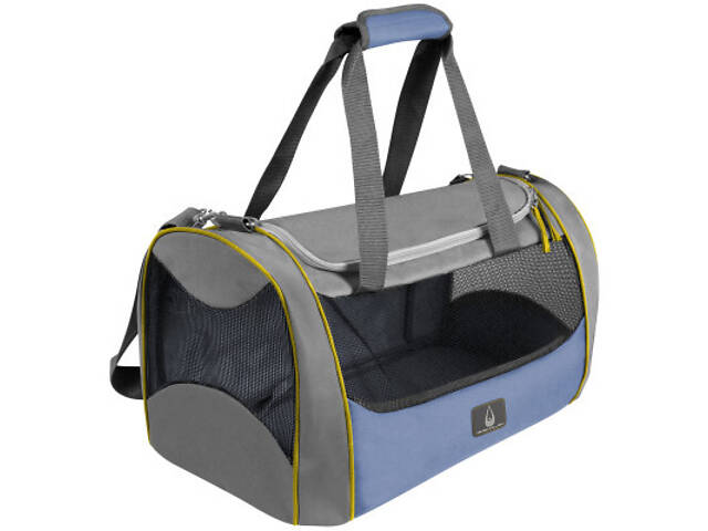Переноска для тварин Collar 51х24х25 см до 9 кг Сіра (9981) - Фото 1