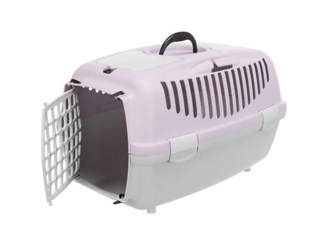 Переноска для тварин Trixie Capri 2 37х34х55 см (ліловий/світло-сірий) (4047974398234) - Фото 2