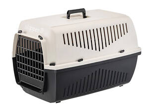 Переноска для котів і маленьких собак Ferplast Skipper (Ферпласт Скиппер) 62 x 41 x h 38 cm - 3, Бежевий