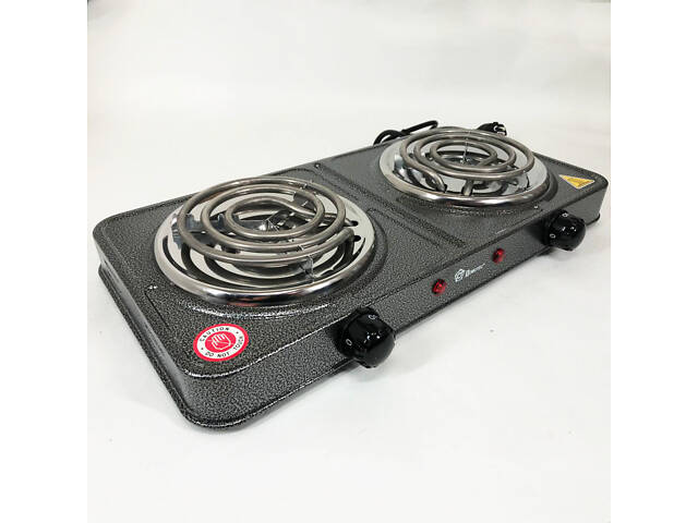 Переносная двухконфорочная электроплита Domotec MS-5802 1000 Вт, Переносная HS-321 электрическая плита - Фото 4