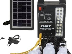 Переносной фонарь прожектор Solar Dat AT-999 с солнечной панелью