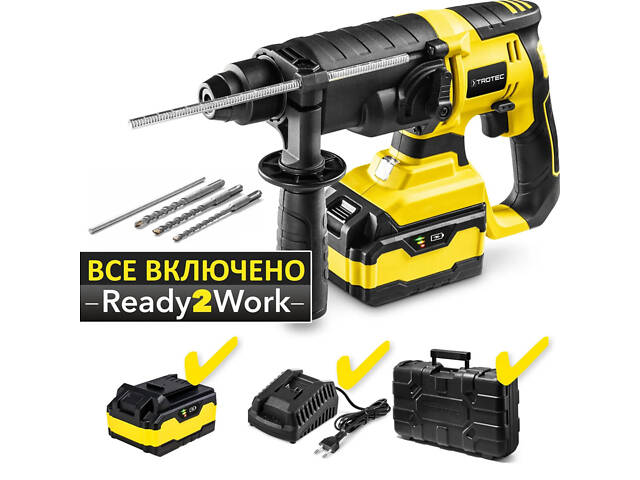 Перфоратор акумуляторний Trotec PRDS 20-20V + кейс (4415000210)