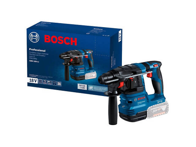 Перфоратор Bosch GBH 185-LI, 18В, SDS-Plus, 1.9Дж, безщітковий (без АКБ і ЗУ) (0.611.924.020) - Фото 1