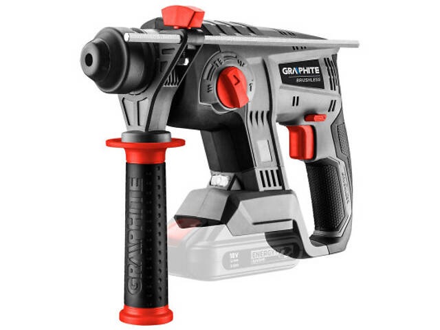 Перфоратор Graphite Energy+ SDS-plus, 18V, 2.2 Дж, 2.26 кг (без АКБ і ЗУ) (58G027) - Фото 1