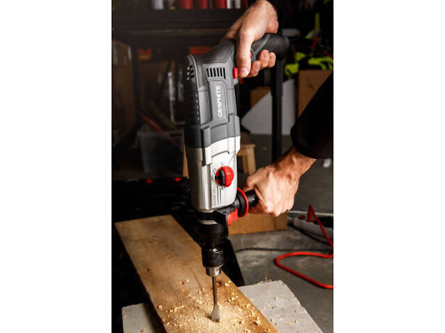 Перфоратор Graphite SDS-plus, 800Вт, 2.8Дж, кейс 3.28кг (58G538) - Фото 10