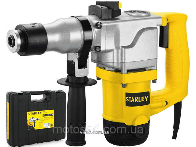 Перфоратор мережевий SDS+ STANLEY : P= 850 Вт. J= 4,1 Дж. в кейсі - Фото 1 Перфоратор мережевий SDS+ STANLEY : P= 850 Вт. J= 4,1 Дж. в кейсі - Фото 1