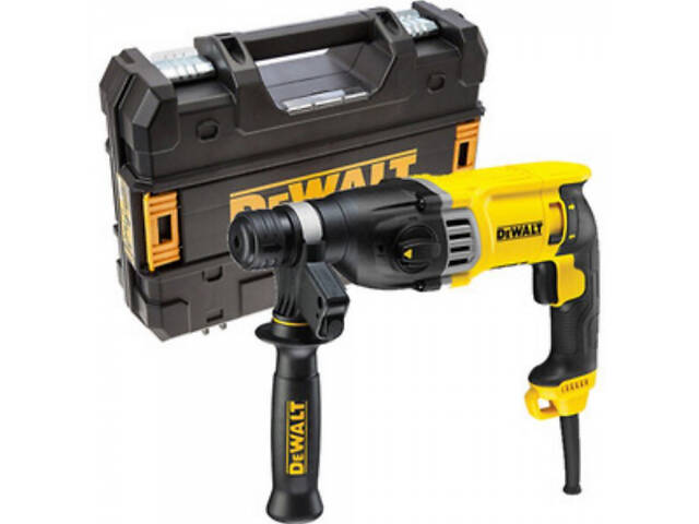 Перфоратор сетевой SDS-Plus DeWALT D25143K: 3 Дж, 900Вт, 1450 об/мин, 5350 уд/мин. - Фото 1