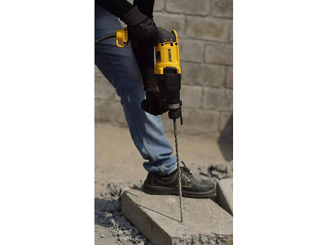 Перфоратор сетевой SDS-Plus DeWALT D25143K: 3 Дж, 900Вт, 1450 об/мин, 5350 уд/мин. - Фото 8