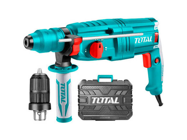 Перфоратор Total TH308268-2 SDS-Plus, 800Вт, 0-4000об/хв + патрон (TH308268-2) - Фото 1