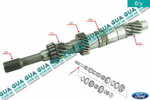 Первинний вал КПП 1S7R7L253BB Ford/ФОРД TRANSIT 2000-2006/ТРАНЗИТ 00-06, Ford/ФОРД CONNECT 2002-2013/КОННЕКТ 02-