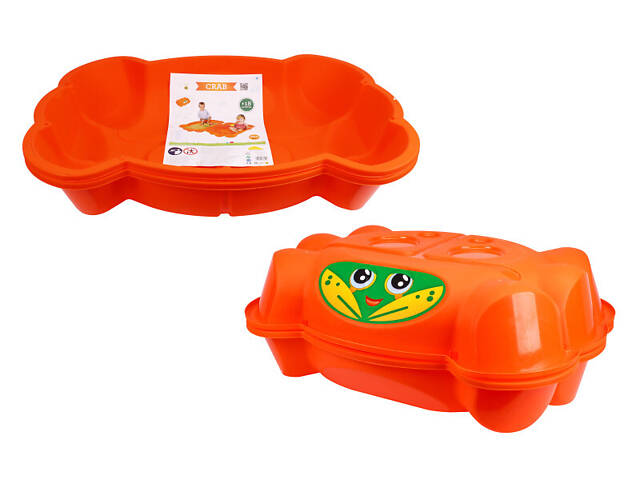 Пісочниця краб з кришкою 2079 Технок - Фото 1