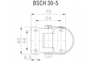 Петля борта Winterhoff BSCH 30-5 000036584