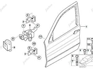 Петля двери передней левой BMW X5 E53 (2003-2006) рестайл, 41518269823