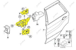 Петля двери задней левой BMW X5 E53 (2003-2006) рестайл, 41528269839