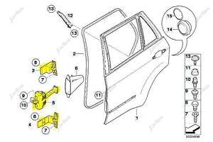 Петля двери задней левой BMW X5 E70 (2010-2013) рестайл, 41527200243