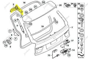 Петля кришки (двері) багажника BMW X5 E70 (2010-2013) рестайл 41627170922