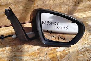 Peugeot 3008 ii '19 зеркало r 11+ 2pin колір 9v
