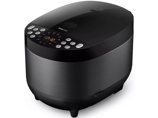 Philips Мультиварка All-in-One 980 Вт, чаша-5л, електронне управл., 60 авто. програм, пластик, чорний. - Фото 1