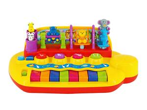 Піаніно KIDDI SMART – ЗВІРЯТА НА ГОЙДАЛЦІ (українська)