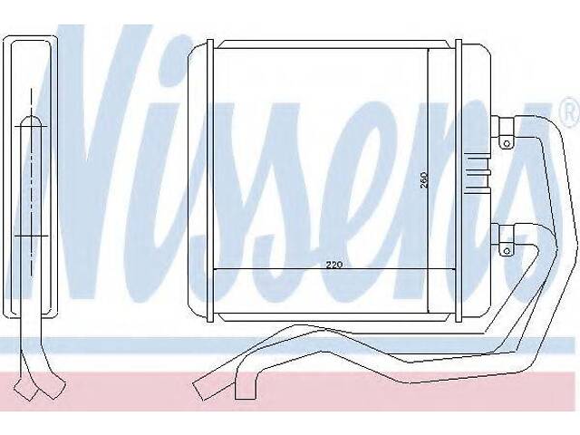 пічка ASTRA MINIBUS(01-)125 HP(+)[OE 504026722] NISSENS 71811 на IVECO DAILY III c бортовой платформой/ходовая часть