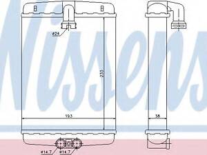 пічка CHR CROSSFIRE(03-)3.2 i V6(+)[OE 210 830 04 61] NISSENS 72013 на MERCEDES-BENZ E-CLASS седан (W210)