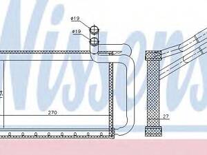 пічка HY H1(07-)2.4 i 16V(+)[OE 971384H000] NISSENS 77635 на HYUNDAI H-1 / GRAND STAREX автобус (TQ)