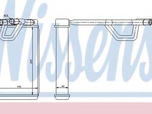 пічка INFIN QX 56(+)[OE 27140-EB01A] NISSENS 72209 на NISSAN MURANO (Z50)