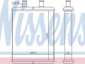 пічка IVECO DAILY(06-)29L 10,12,14(+)[OE 3802174] NISSENS 71817 на IVECO DAILY IV автобус