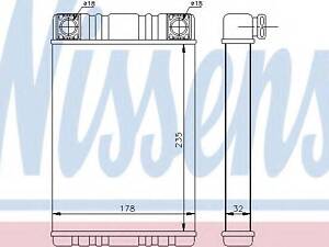 пічка MB C W 203(00-)C 160(+)[OE 203 830 01 61] NISSENS 72028 на MERCEDES-BENZ C-CLASS T-Model (S203)