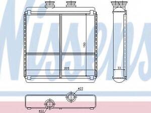 печь MB C W 204(07-)C 180(+)[OE 204 830 00 61] NISSENS 72042 на MERCEDES-BENZ CLS (C218)