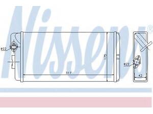 пічка MB LK(84-)11 TONS(+)[OE 002 835 24 01] NISSENS 72035 на MERCEDES-BENZ VARIO c бортовой платформой/ходовая часть