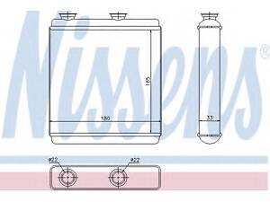 пічка OP MERIVA A(03-)1.3 CDTi(+)[OE 1618 288] NISSENS 72663 на OPEL MERIVA